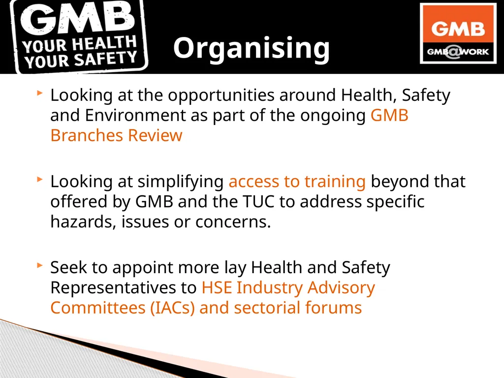 Dan Shears GMB National H&S Department 8th April - slide 22 of 34