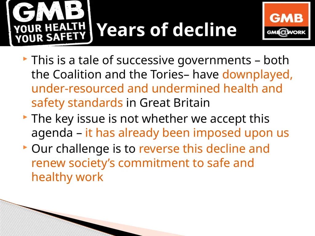 Dan Shears GMB National H&S Department 8th April - slide 3 of 34