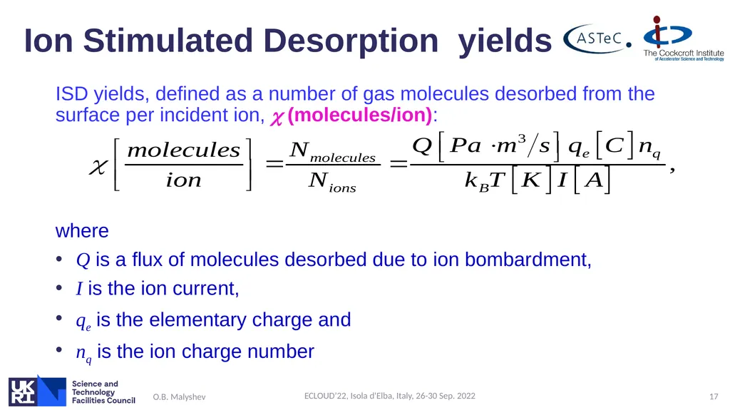 Ion induced pressure instability: the threat for - slide 17 of 33
