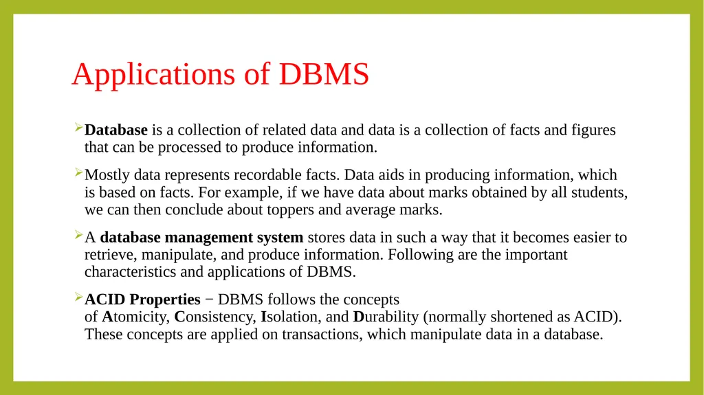 FUNDAMENTALS OF INFORMATION TECHNOLOGY - slide 46 of 81