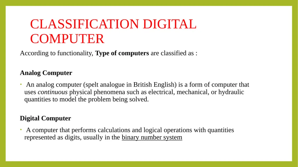 FUNDAMENTALS OF INFORMATION TECHNOLOGY - slide 10 of 81