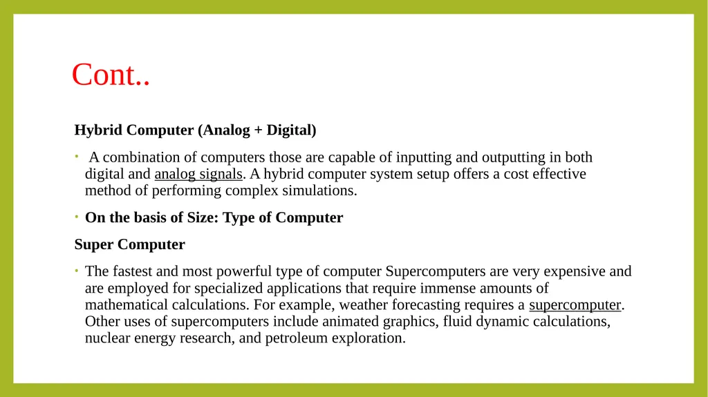 FUNDAMENTALS OF INFORMATION TECHNOLOGY - slide 11 of 81