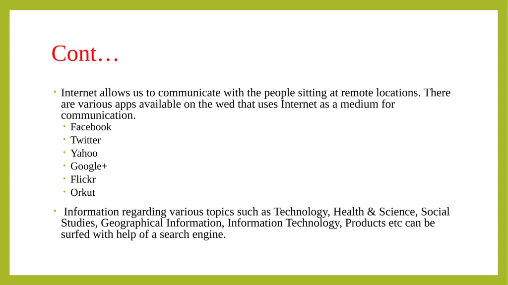 FUNDAMENTALS OF INFORMATION TECHNOLOGY - slide 67 of 81