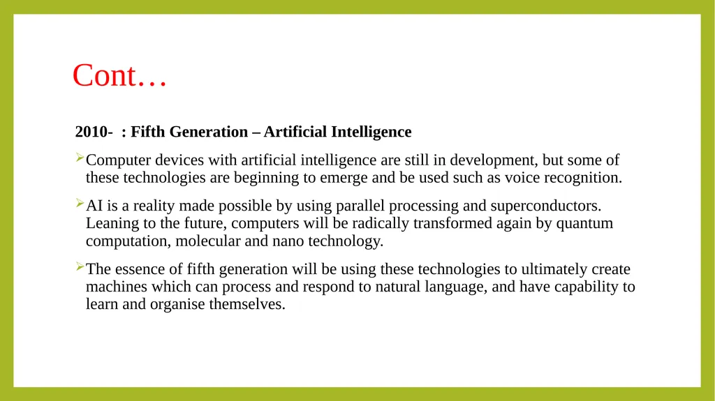FUNDAMENTALS OF INFORMATION TECHNOLOGY - slide 9 of 81