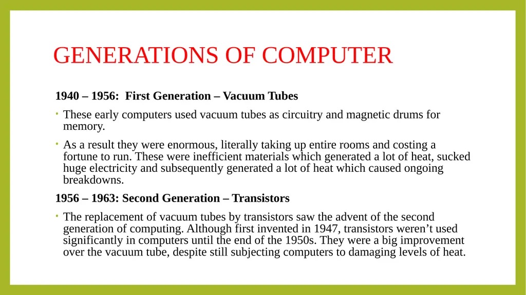 FUNDAMENTALS OF INFORMATION TECHNOLOGY - slide 7 of 81