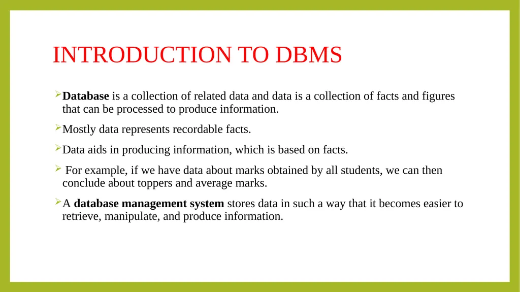 FUNDAMENTALS OF INFORMATION TECHNOLOGY - slide 45 of 81
