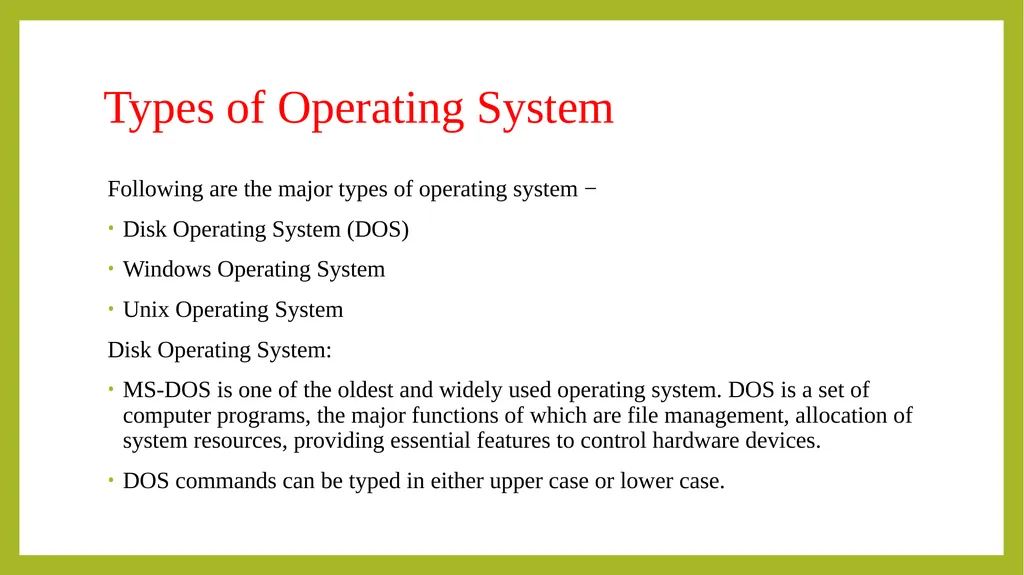 FUNDAMENTALS OF INFORMATION TECHNOLOGY - slide 42 of 81