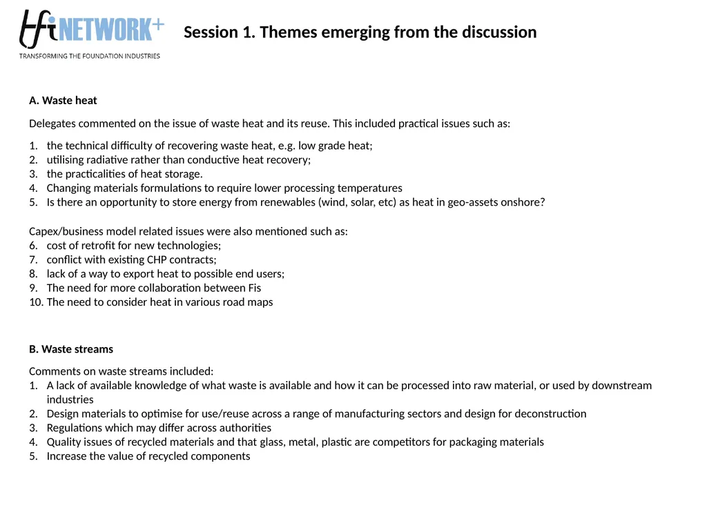Roadmapping for the Foundation Industries – - slide 7 of 20