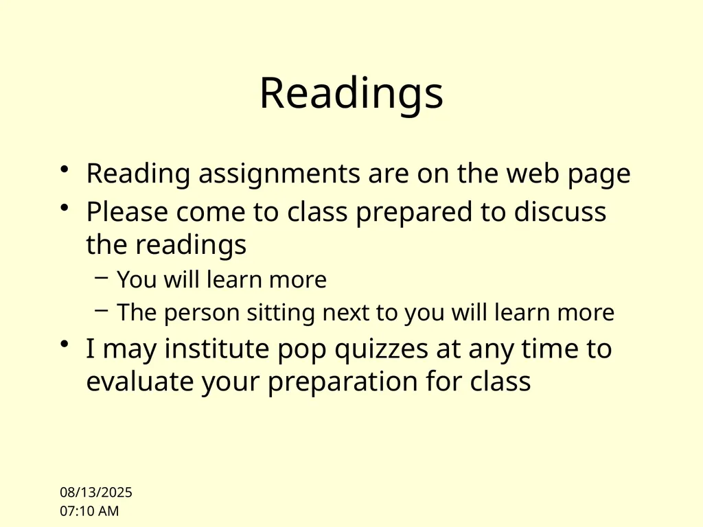 10/4/10 11:00 Lecture 1: Overview James Hook CS - slide 11 of 77