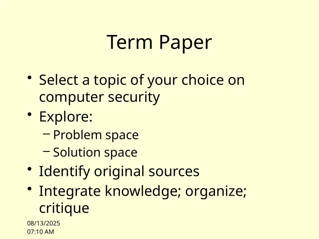 10/4/10 11:00 Lecture 1: Overview James Hook CS - slide 6 of 77