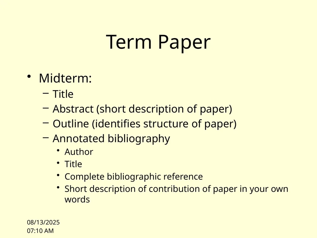 10/4/10 11:00 Lecture 1: Overview James Hook CS - slide 7 of 77