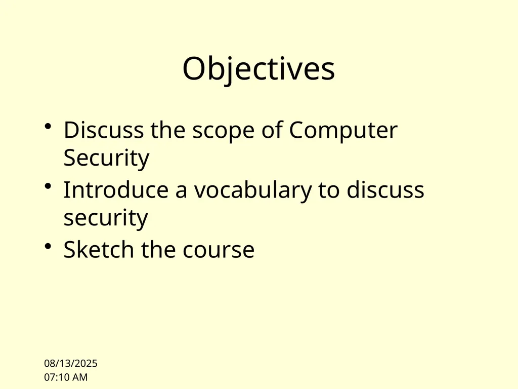 10/4/10 11:00 Lecture 1: Overview James Hook CS - slide 24 of 77