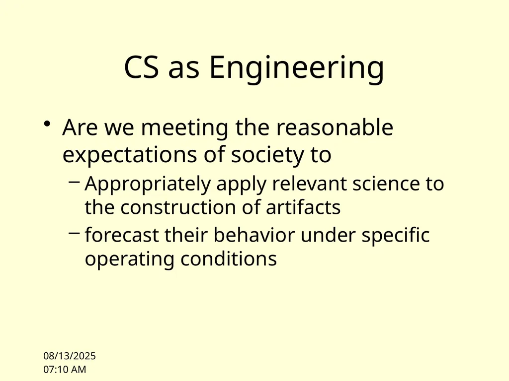 10/4/10 11:00 Lecture 1: Overview James Hook CS - slide 27 of 77