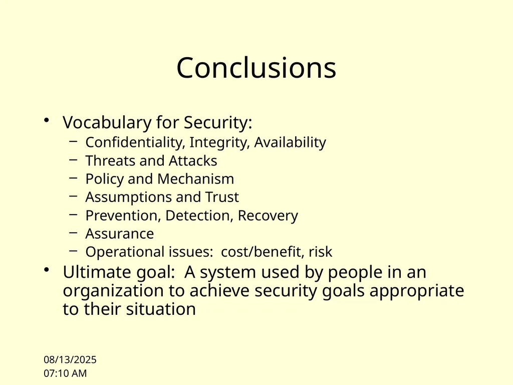 10/4/10 11:00 Lecture 1: Overview James Hook CS - slide 75 of 77