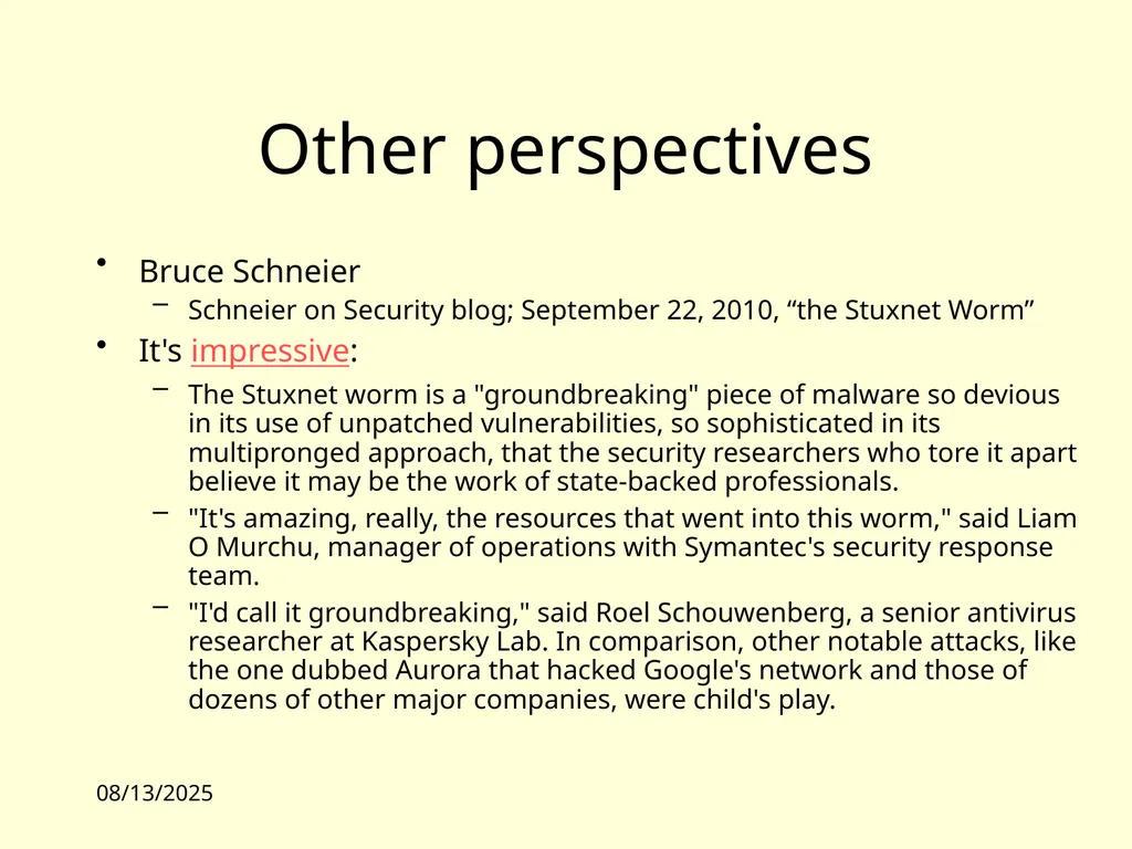 10/4/10 11:00 Lecture 1: Overview James Hook CS - slide 15 of 77