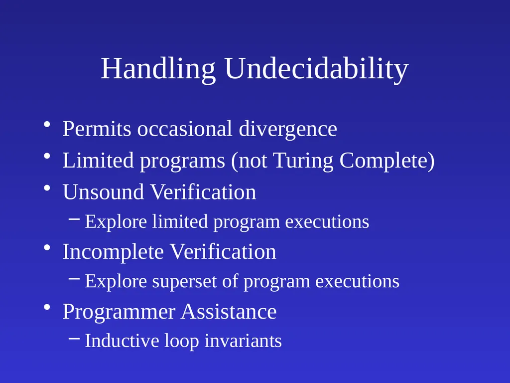 Automatic Software Verification Instructor: Mooly - slide 13 of 49