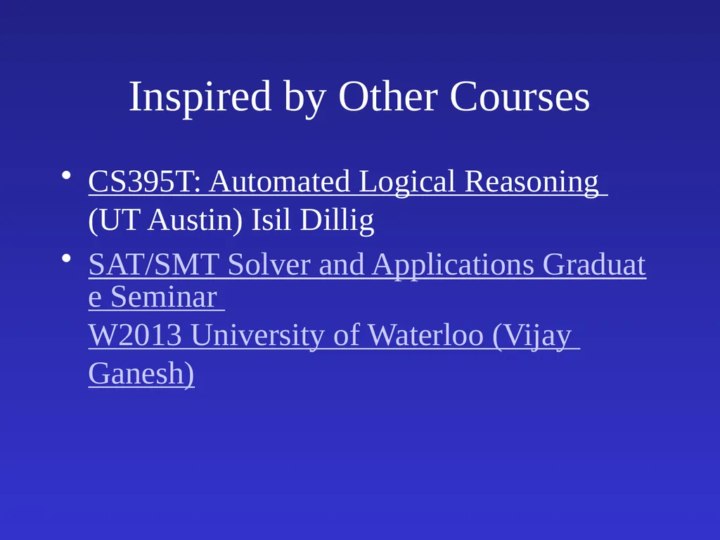 Automatic Software Verification Instructor: Mooly - slide 3 of 49