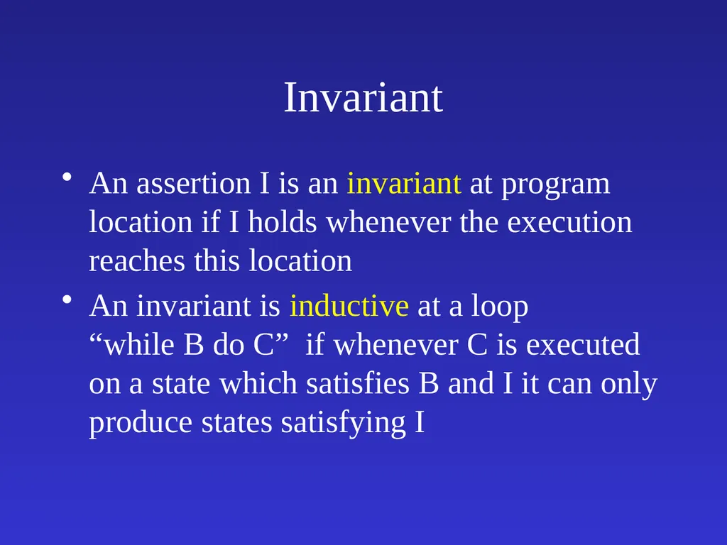 Automatic Software Verification Instructor: Mooly - slide 26 of 49