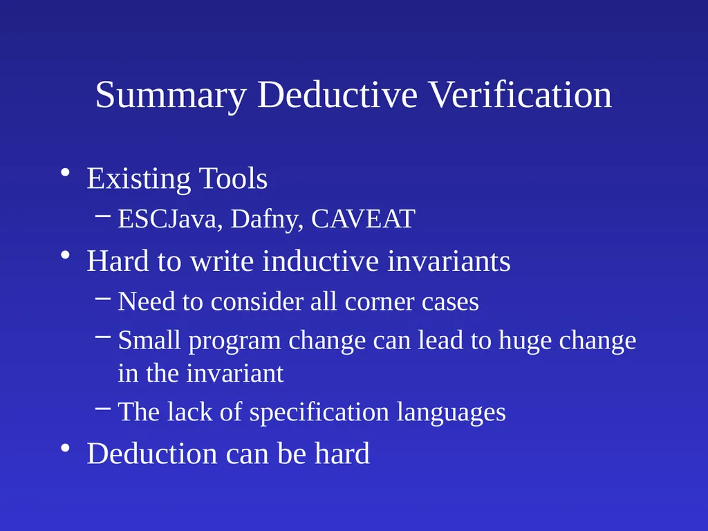 Automatic Software Verification Instructor: Mooly - slide 30 of 49