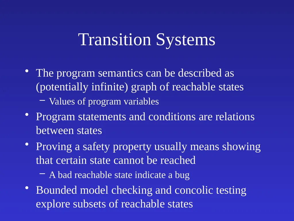 Automatic Software Verification Instructor: Mooly - slide 32 of 49