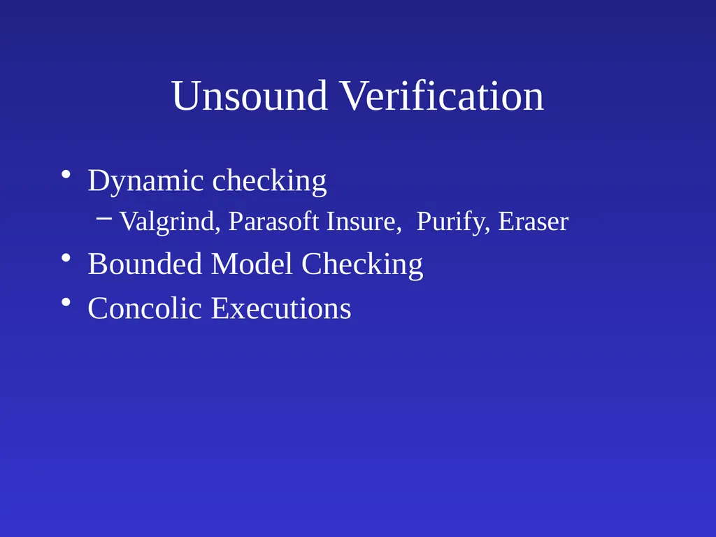 Automatic Software Verification Instructor: Mooly - slide 15 of 49