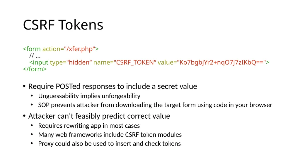 CS 4740/6740 Network Security Lecture 9: The Web - slide 78 of 163