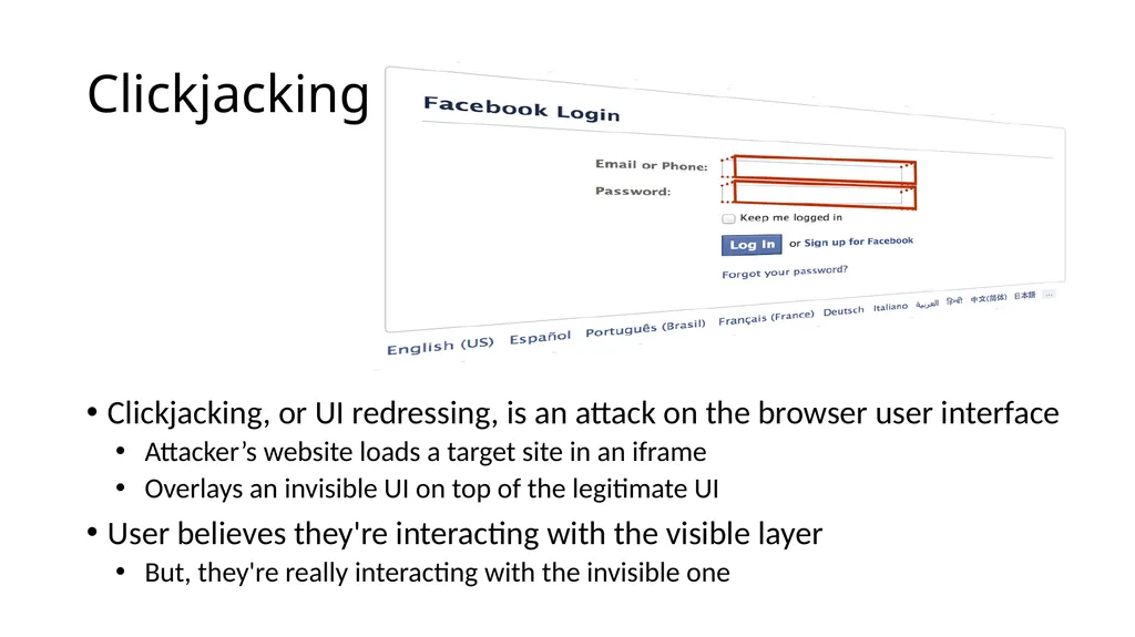 CS 4740/6740 Network Security Lecture 9: The Web - slide 82 of 163