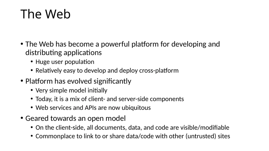 CS 4740/6740 Network Security Lecture 9: The Web - slide 2 of 163