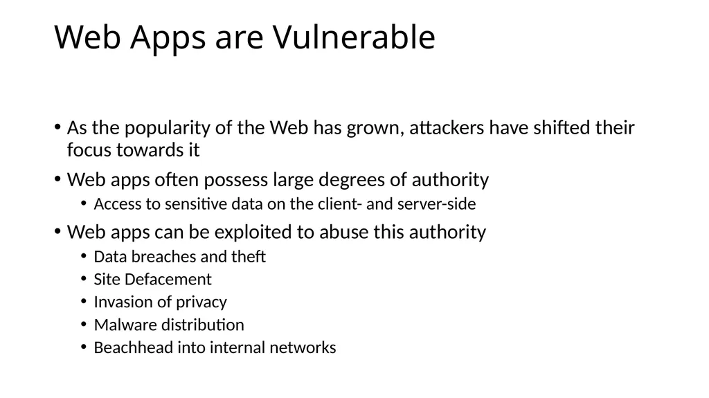 CS 4740/6740 Network Security Lecture 9: The Web - slide 3 of 163