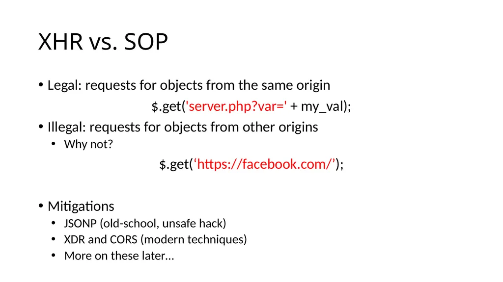 CS 4740/6740 Network Security Lecture 9: The Web - slide 40 of 163