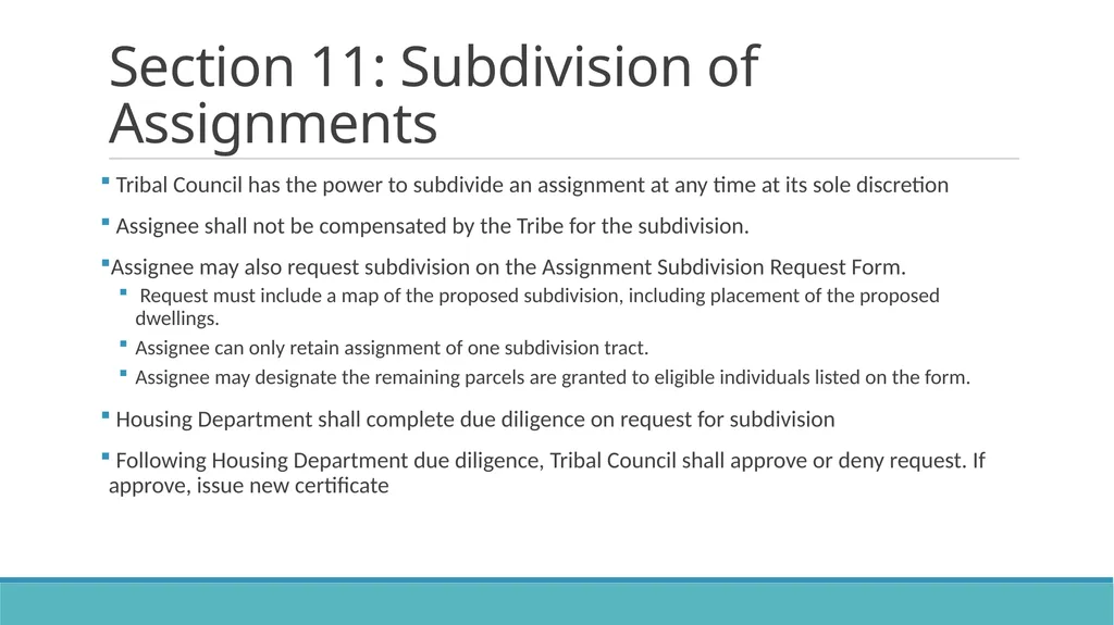 DRAFT Assignment Ordinance Highlights Community - slide 23 of 28