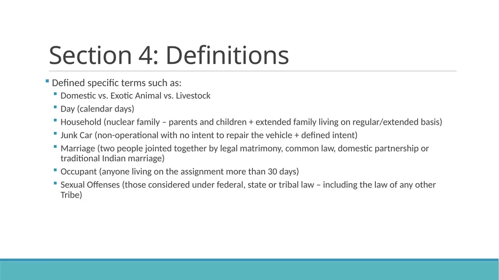 DRAFT Assignment Ordinance Highlights Community - slide 6 of 28