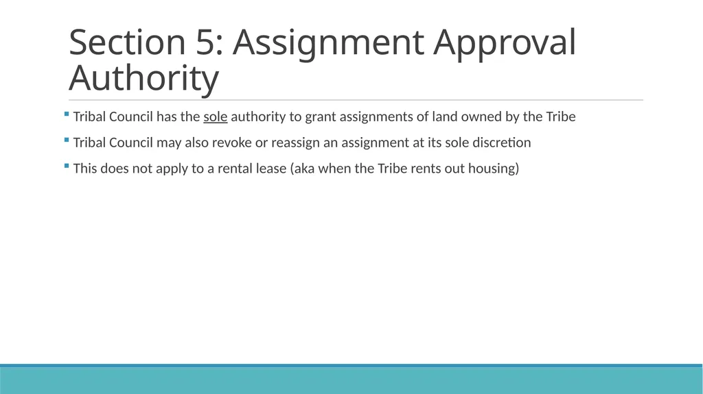 DRAFT Assignment Ordinance Highlights Community - slide 7 of 28