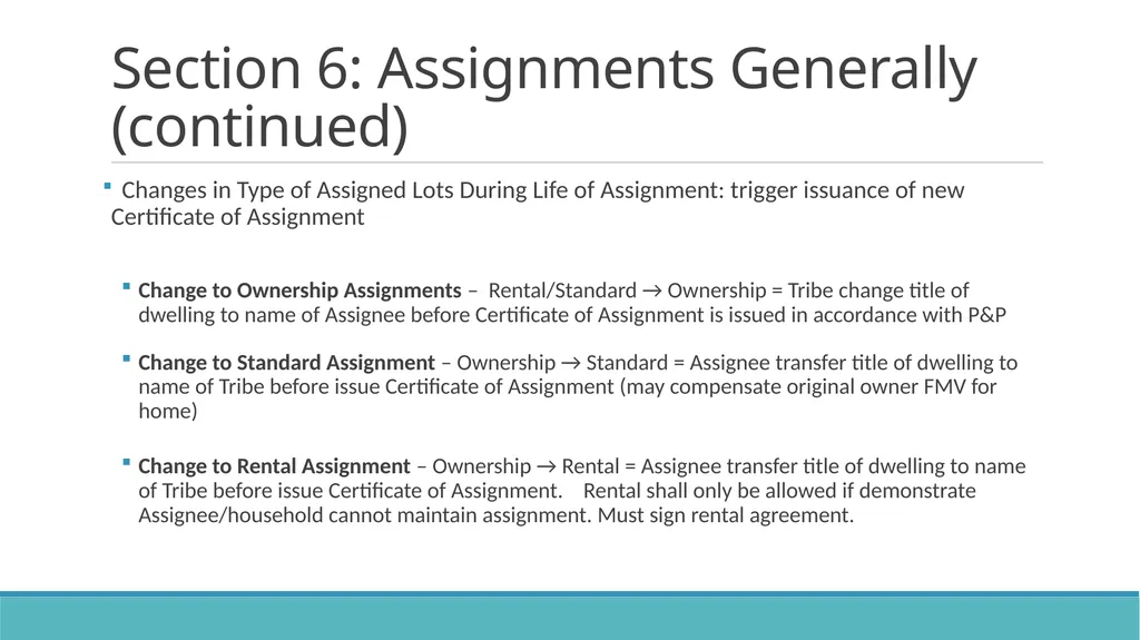 DRAFT Assignment Ordinance Highlights Community - slide 10 of 28
