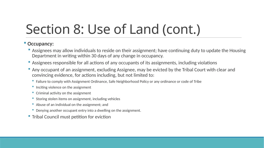 DRAFT Assignment Ordinance Highlights Community - slide 16 of 28