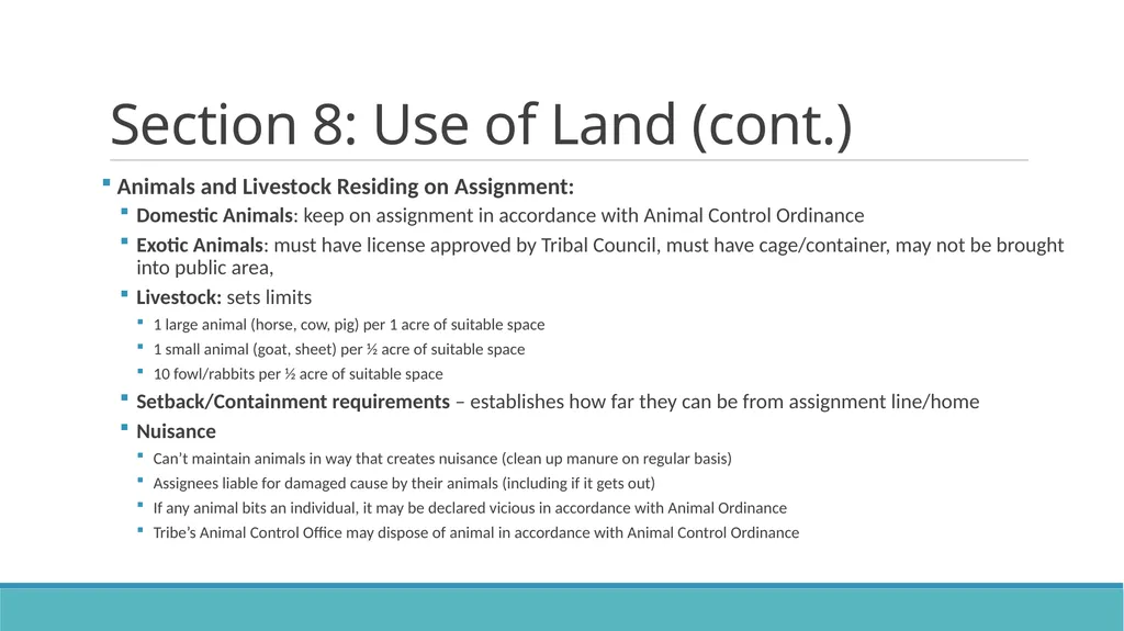 DRAFT Assignment Ordinance Highlights Community - slide 17 of 28