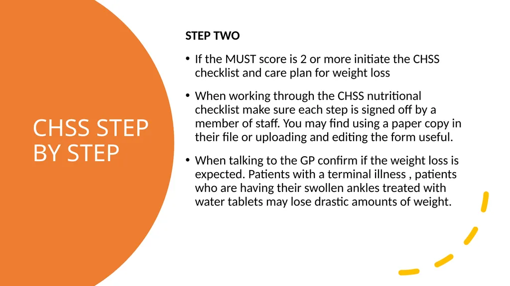 CHSS NUTRITION IN CARE HOMES- A TEAM APPROACH - slide 4 of 12