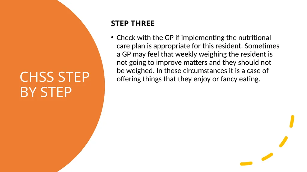 CHSS NUTRITION IN CARE HOMES- A TEAM APPROACH - slide 5 of 12