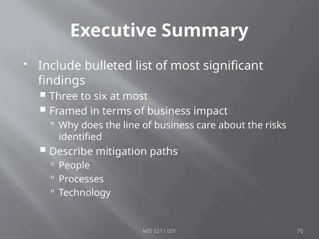 Intro to Ethical Hacking MIS 5211.001 Week 1 Site: - slide 70 of 73