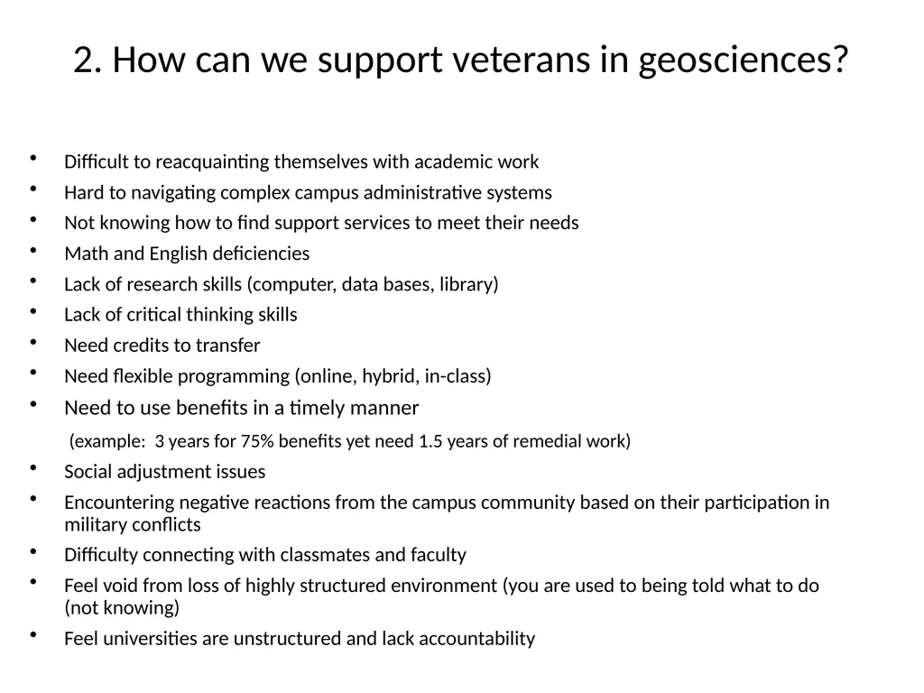 Working with Veteran Populations: Research, - slide 14 of 18
