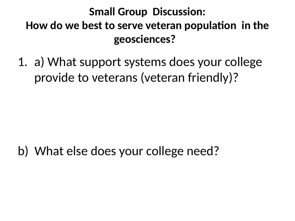 Working with Veteran Populations: Research, - slide 13 of 18