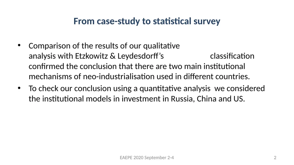 Svetlana Kirdina-Chandler Institute of Economics, - slide 2 of 54