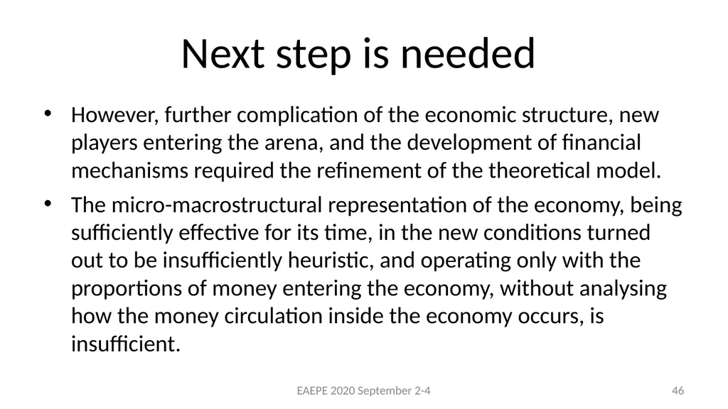 Svetlana Kirdina-Chandler Institute of Economics, - slide 46 of 54