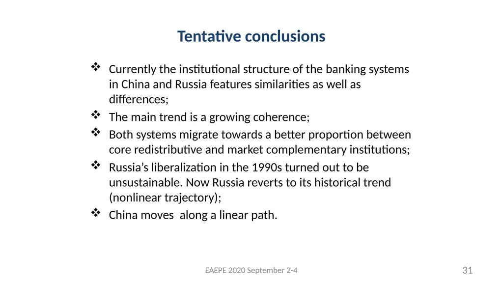 Svetlana Kirdina-Chandler Institute of Economics, - slide 31 of 54