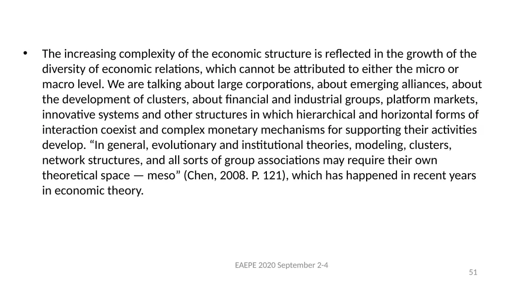 Svetlana Kirdina-Chandler Institute of Economics, - slide 51 of 54