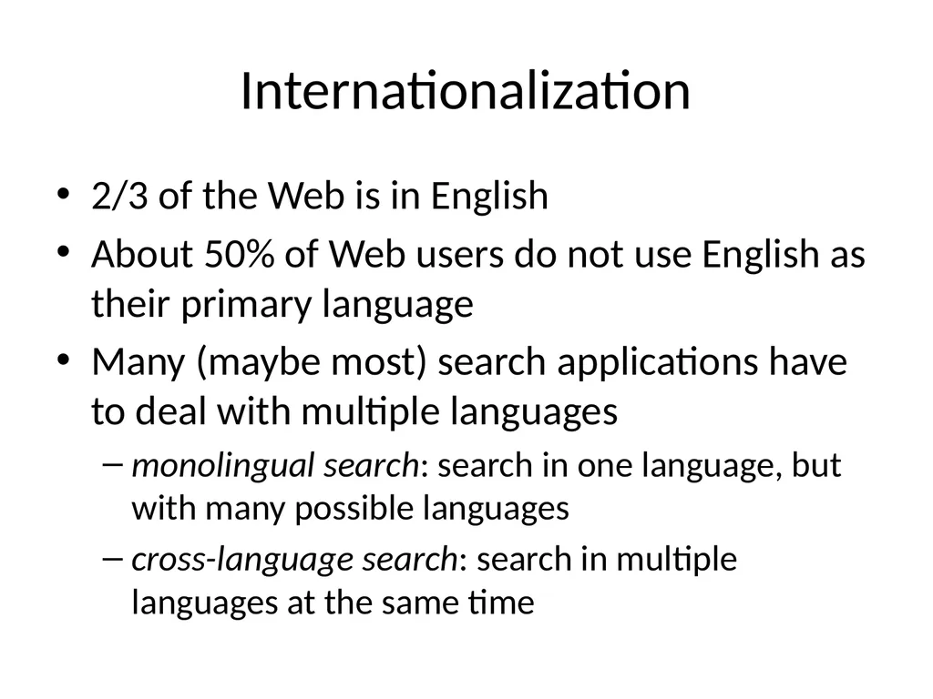 Search Engines Information Retrieval in Practice - slide 74 of 76