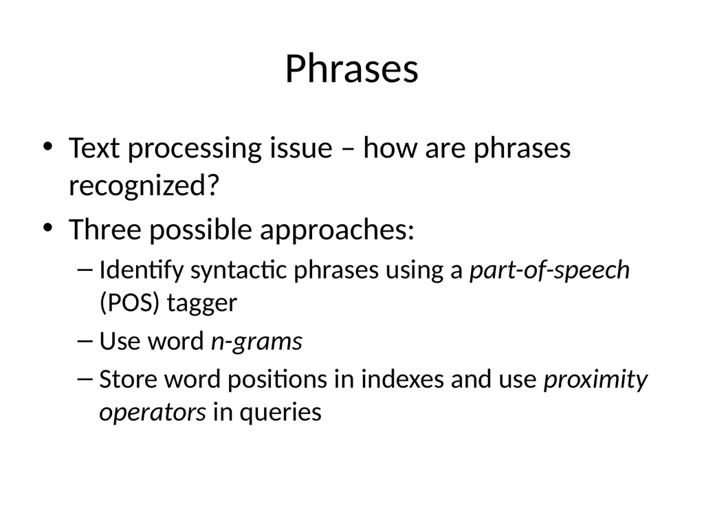 Search Engines Information Retrieval in Practice - slide 40 of 76
