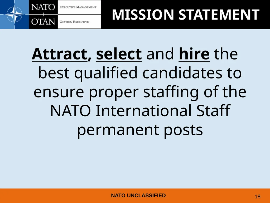 UNDERSTANDING AND PREPARING FOR EMPLOYMENT AT NATO - slide 14 of 39