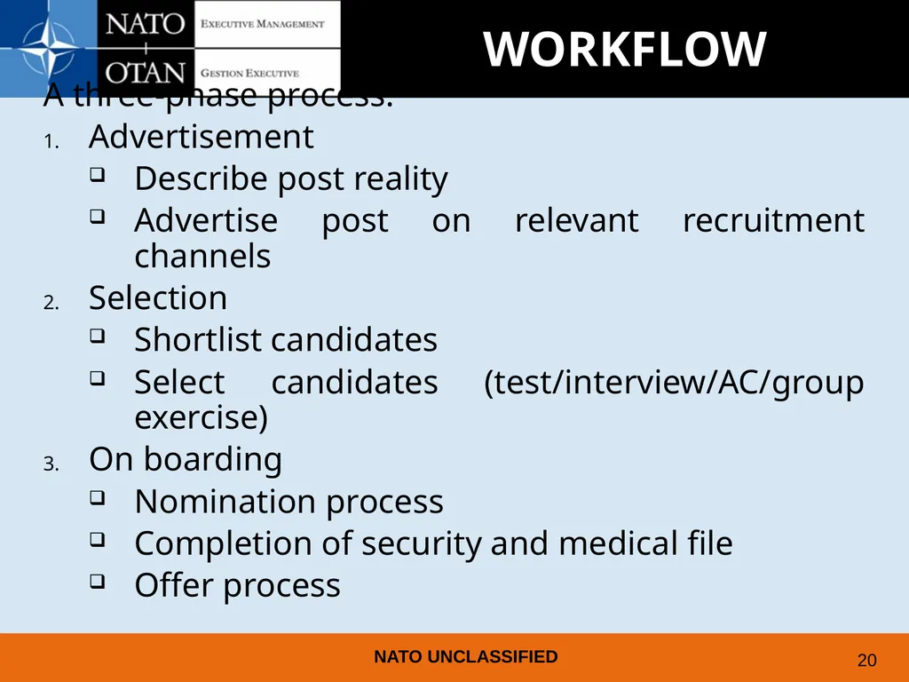 UNDERSTANDING AND PREPARING FOR EMPLOYMENT AT NATO - slide 16 of 39